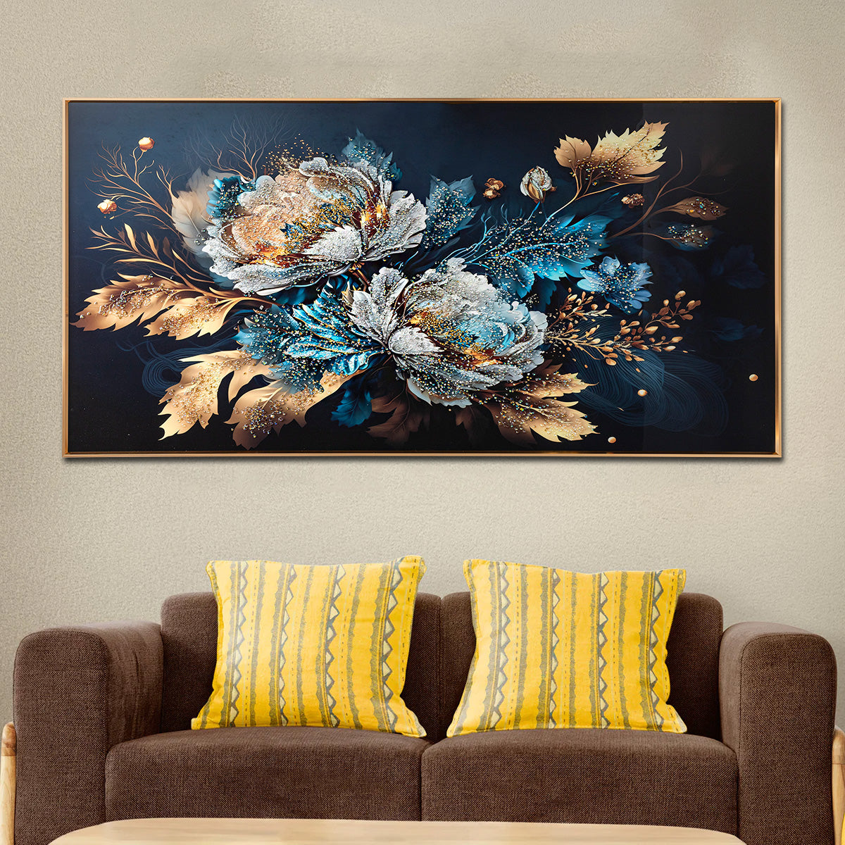 Buy Blooming Impressions Crystal Glass Painting 