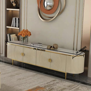 Marbello Fusion Wooden Tv runner cabinet