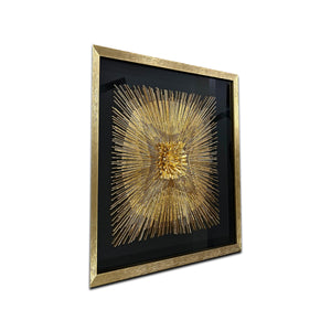 Golden Nova  Shadow Box Wall Decoration Piece