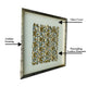 Elegant Matrix Shadow Box Wall Decoration Piece