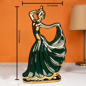 Emerald Essence Home Decoration Showpiece - Big