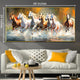 7 Running Horses Whisper in the Wind Canvas Painting