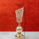 Lustrous Spire Candle Stand for Living Room - Small (Crystal)