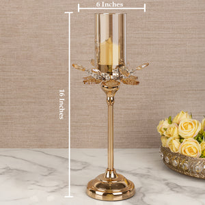 Enchanted Petals Decorative Candle Stand - Medium