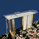 The Floating Rock Console Table - Gold (Stainless Steel) (White Marble)