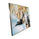 Horse Zenith 100% Hand Painted Wall Painting(With outer Floater Frame)