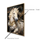Majestic Equine Symphony Crystal Glass Painting - Middle panel (BIG)
