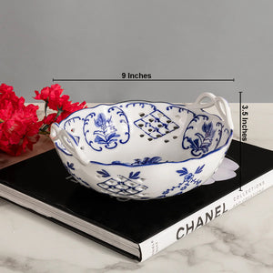 Regal Blue Florals Serving Platter