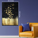 Into the Blue Framed Canvas Print (M) - Black Frame