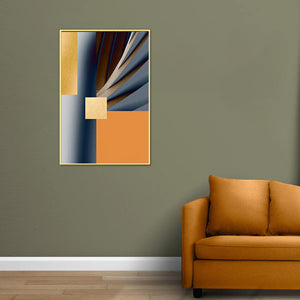 Simply Soulful Geometric Framed Canvas Print