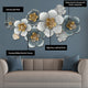 Idyllic Floral Fantasy Metal Wall Art Panel