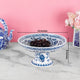 Azure Elegance Ceramic Cake Stand & Serveware