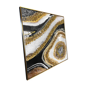 Glittering Paths Resin Art Wall Painting