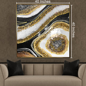 Glittering Paths Resin Art Wall Painting