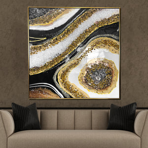 Glittering Paths Resin Art Wall Painting