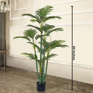 Coastal Breeze Areca Palm Artificial plant  (5.3 Feet)