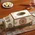 Florence Ceramic Multipurpose Organizer Tissue and Remote Holder - Off White