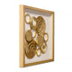 Golden Cosmos Shadow Box for Wall Decoration