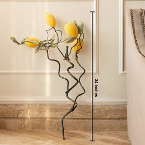 Lush Loquat Decorative Artificial Fruit Stem (Single Stem Only)