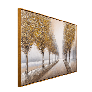 Golden Horizon Passage 100% Hand Painted Wall Painting for Home