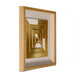 Golden Vortex Shadow Box for Wall Decoration