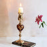 Giovani Glass & Stainless Steel Candle Stand - Small