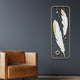 Whispers of Feather Metal Wall Art Panel