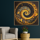 Cosmic Tapestry Crystal Glass Painting