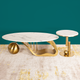 Golden Mesa Coffee Table (Stainless Steel)