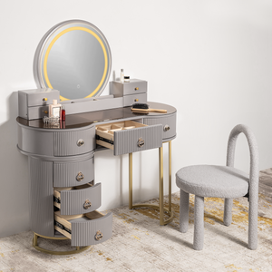 Moonlit Elegance Dressing Table & Vanity Set