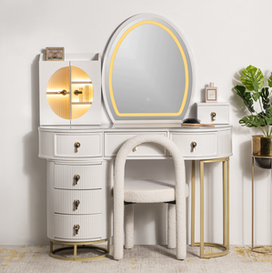 Opulent Orbit Dressing Table & Vanity Set