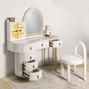 Opulent Orbit Dressing Table & Vanity Set