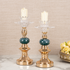 Floral Glow Decorative Candle Stand - Set of 2