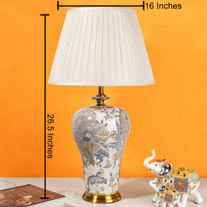 Floral Serenity Table Lamp