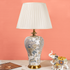 Floral Serenity Table Lamp