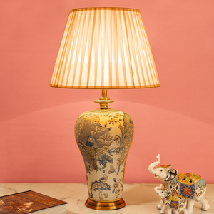 Floral Serenity Table Lamp