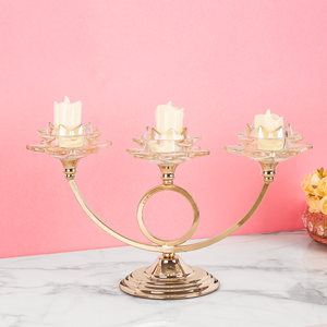 Arc of Light Decorative Candle Stand