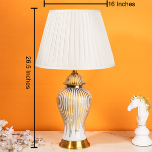 Elegant Stripe Table Lamp