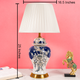 Vintage Blossom Table Lamp  With Lid