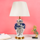 Vintage Blossom Table Lamp  With Lid