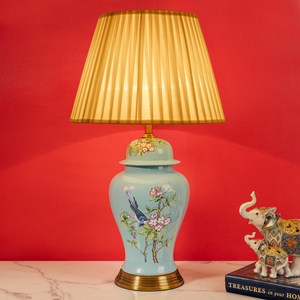 Classic Blossom Bedside Table Lamp