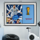 Lionel Messi Argentina World Cup Trophy Shadow Box