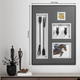 Equestrian Enthusiasts Shadow Box - Gray