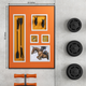 Equestrian Enthusiasts Shadow Box - Orange