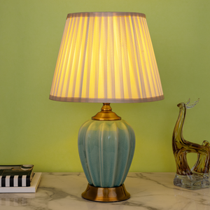 Vintage Jade Glow Table Lamp