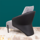 Metropolitan Haven Lounge Chair - Gray and Black