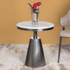 The Black Sphere Accent Side Table (Stainless Steel)