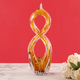 Golden Infinity Handblown Glass Showpiece