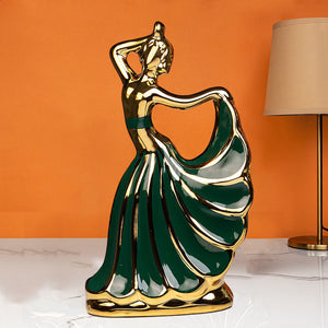 Emerald Essence Home Decoration Showpiece - Big