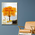 The Golden Glory Framed Canvas Wall Painting (M)